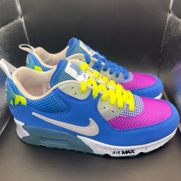 Size 5.5 - Undefeated x Nike Air Max 90 Pacific Blue, CQ2289-400, Clean, No Box - Picture 5 of 10